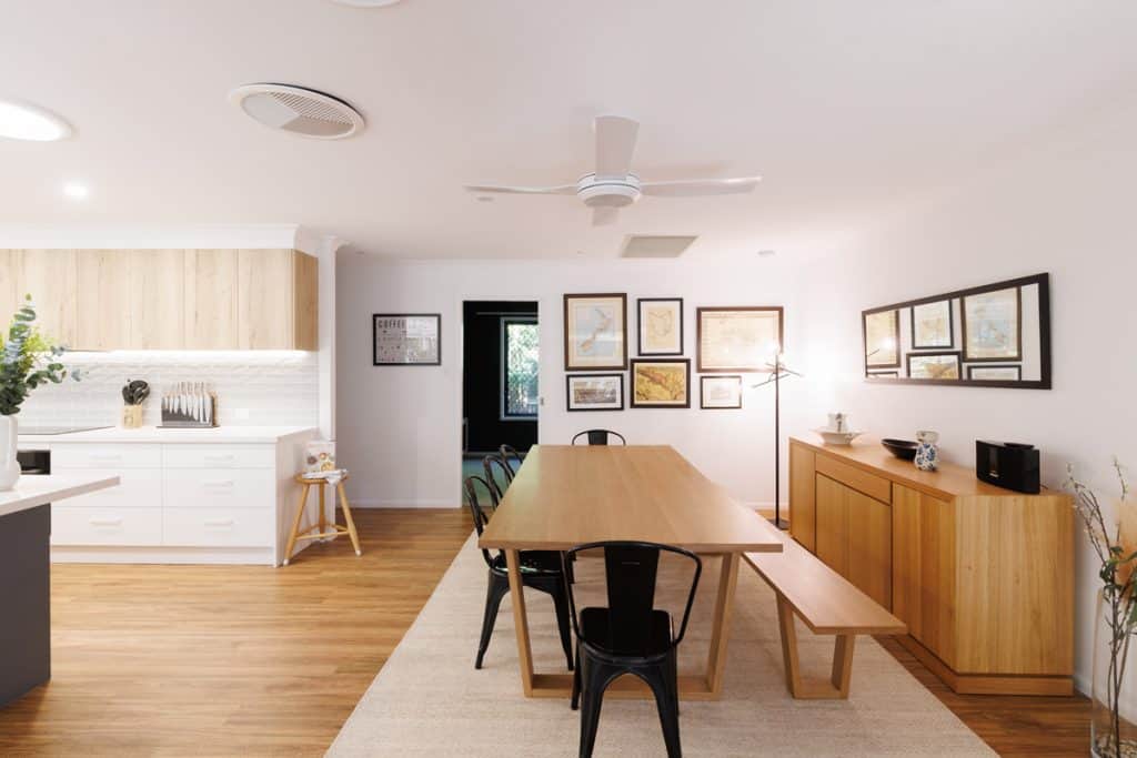 After photo of dining area