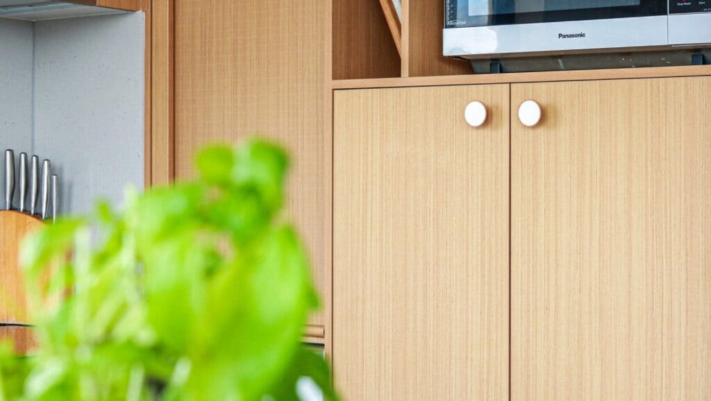 Modern wooden kitchen units
